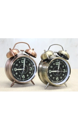 Bidebuvar Antik Metal Çalar Saat Model 1