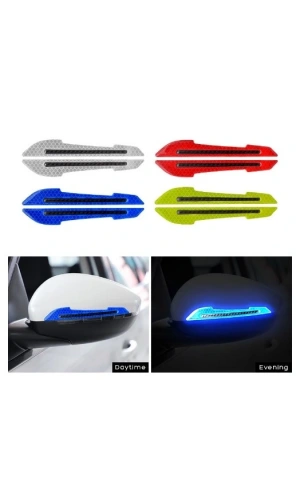 Bidebuvar Araba Aynası Koruyucu Reflektörlü Şerit