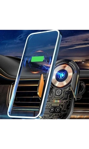Bidebuvar Araç İçi Kablosuz Şarjlı Telefon Tutucu