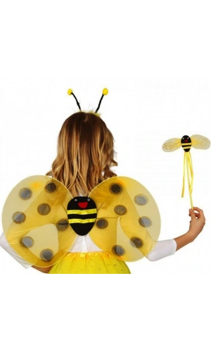 Bidebuvar Arı Seti - Arı Kanadı Tacı Ve Asası