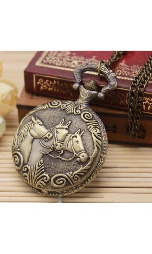 Bidebuvar At Büstü Köstekli Saat Model 1