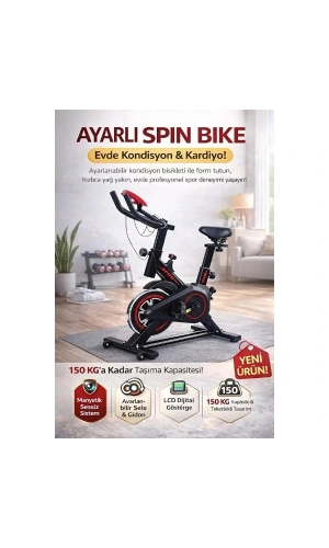 Bidebuvar Ayarlı Spin Bike