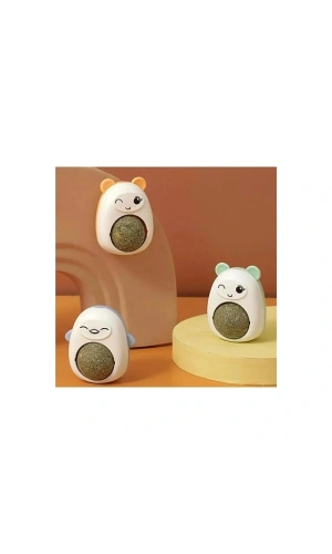 Bidebuvar Ayıcıklı Kedi Otu Yalama Topu