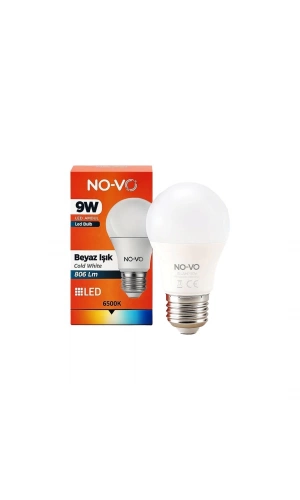 Bidebuvar Beyaz Led Ampul - 9W - E27 Duy