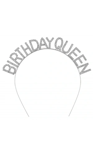 Bidebuvar Birthday Queen Yazılı Kraliçe Taç