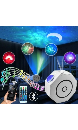 Bidebuvar Bluetooth Özellikli Anason Projektör Gece Lambası