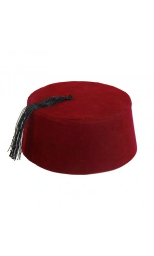 Bidebuvar Bordo Renk Osmanlı Fesi 7 No 8-10 Yaş