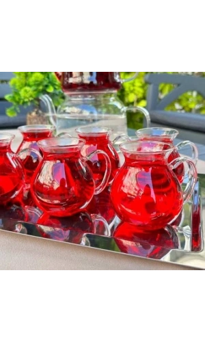 Bidebuvar Borosilikat Cam Bardak 6 Adet