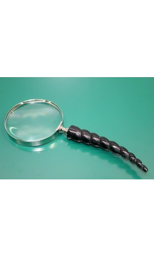 Bidebuvar Boynuz Pirinç Büyüteç Model 3