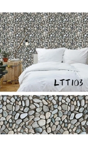 Bidebuvar Çakıl Taşı Kaplama Kağıdı 3 Metre