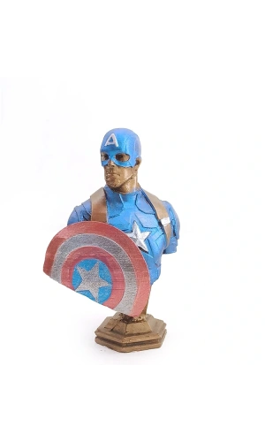Bidebuvar Captain America Büst Küçük Boy