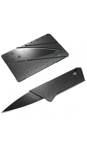 Bidebuvar Cardsharp Kredi Kartı Şeklinde Bıçak Kutusuz