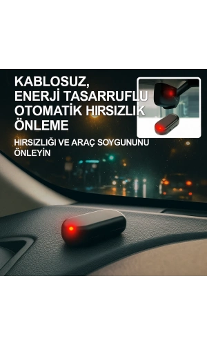Bidebuvar Caydırıcı Araba Alarm Ledi