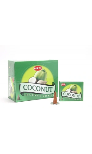 Bidebuvar Coconut Aromalı Konik Tütsü