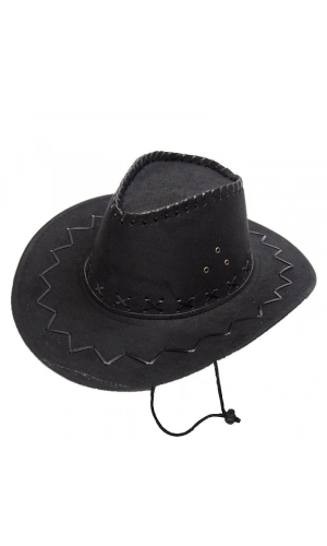 Bidebuvar Çocuk Kovboy Şapkası Nubuk Süet