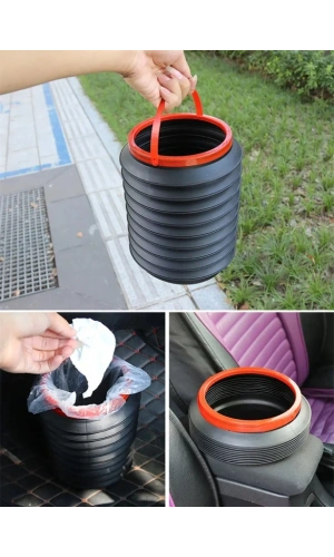 Bidebuvar Çok Amaçlı Katlanabilir Araç İçi Kova