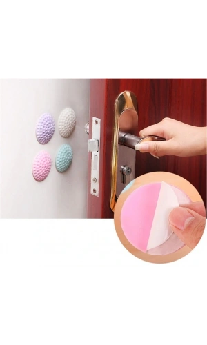 Bidebuvar Çok Amaçlı Silikon Kapı Duvar Koruyucu Tampon - 4lü Paket