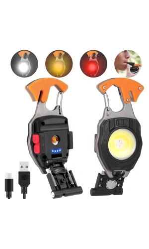 Bidebuvar Çok Fonksiyonlu Anahtarlık Kamp Lambası