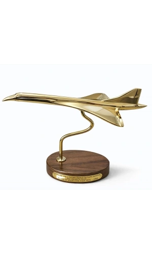 Bidebuvar Concorde Pirinç Uçak