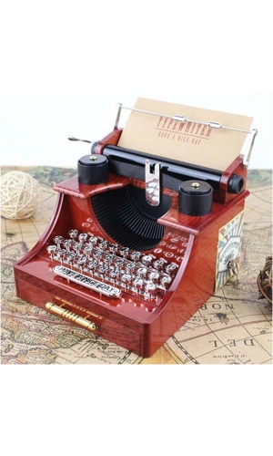 Bidebuvar Daktilo Müzik Kutusu