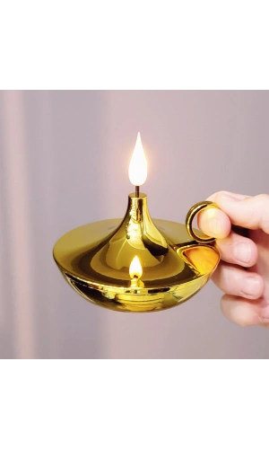 Bidebuvar Dekoratif Gold Pilli Mum Lamba