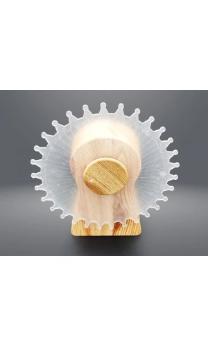 Bidebuvar Dekoratif Işıklı Yel Değirmeni