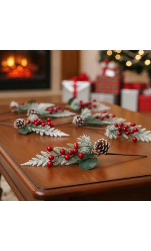 Bidebuvar Dekoratif Kozalaklı Yapay Kokina