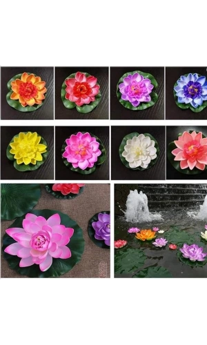 Bidebuvar Dekoratif Yapay Lotus Çiçeği