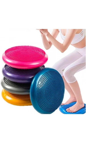 Bidebuvar Denge Diski - Dikenli Masaj Yüzeyli - Pilates ve Koordinasyon Minderi