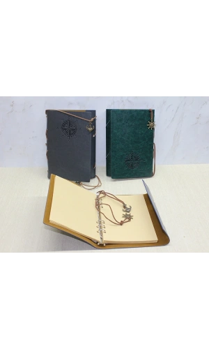 Bidebuvar Deri Defter Model 18