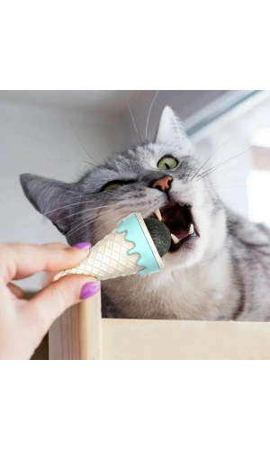 Bidebuvar DONDURMA ŞEKLİNDE KEDİ NANESİ KEDİ OTU