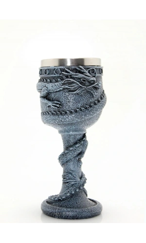 Bidebuvar Ejderha Tasarımlı Paslanmaz Çelik Kadeh Bardak Model 1