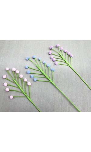 Bidebuvar El Örgüsü Dekoratif Tomurcuk Çiçeği