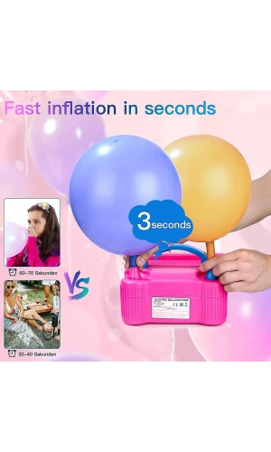 Bidebuvar Elektrikli Balon Şişirme Makinesi