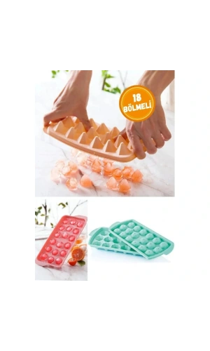 Bidebuvar Elmas 18 Bölmeli Buz Kalıbı