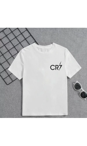 Bidebuvar Erkek Çocuk Baskılı T-Shirt - Beyaz