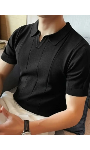 Bidebuvar Erkek Kısa Kollu Polo Yakalı Triko Tshirt