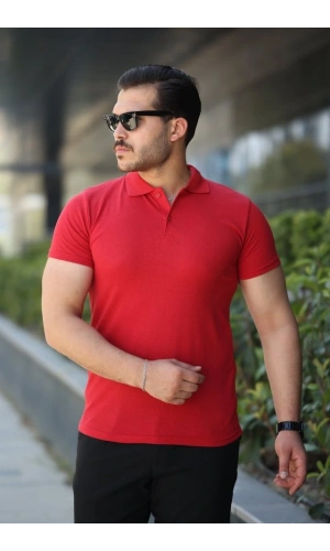 Bidebuvar Erkek Kısa Kollu Yakalı Tişört