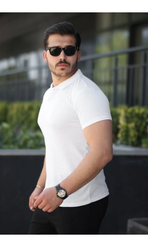 Bidebuvar Erkek Kısa Kollu Yakalı Tişört