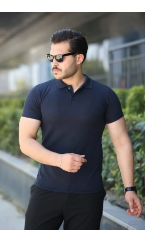 Bidebuvar Erkek Kısa Kollu Yakalı Tişört