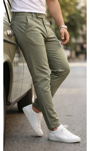 Bidebuvar Erkek Slim Fit Dilli Kumaş Pantolon