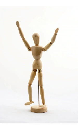 Bidebuvar Eskiz Manken Ahşap