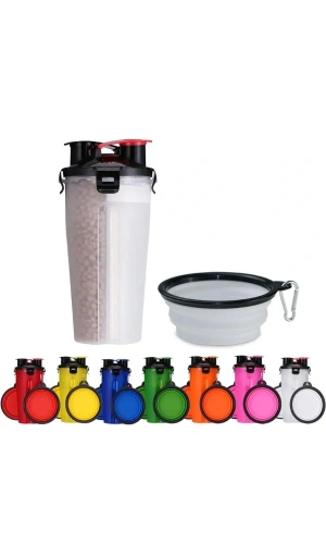 Bidebuvar Evcil Hayvan Mama ve Su Taşıma Seti