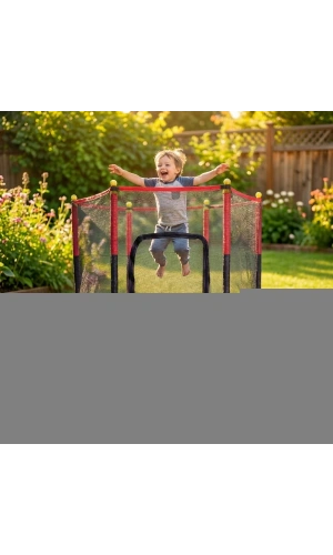 Bidebuvar Fileli 140 cm Büyük Boy Trambolin