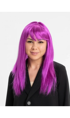 Bidebuvar Fuşya Renk Peruk