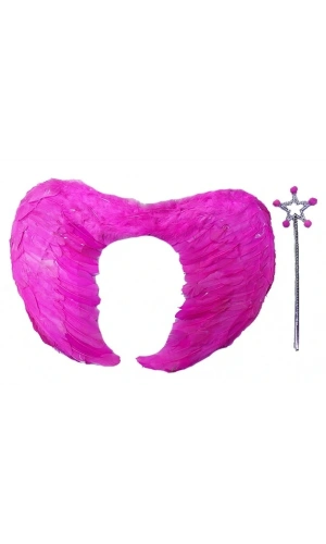 Bidebuvar Gerçek Tüylü Katlanabilir Melek Kanadı Seti