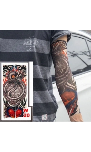 Bidebuvar Giyilebilir Kol ve Bacak Dövmesi 3D Baskılı 2 Adet - Model 7