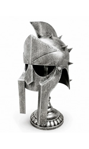 Bidebuvar Gladyatör Miğferi Biblosu - Metal - 53x16 cm Dekoratif Obje