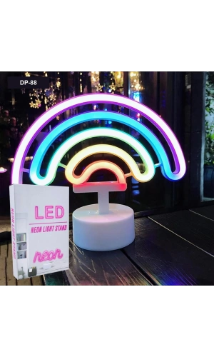 Bidebuvar Gökkuşağı Neon Led Lamba