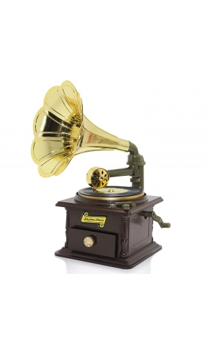 Bidebuvar Gramafon Müzik Kutusu